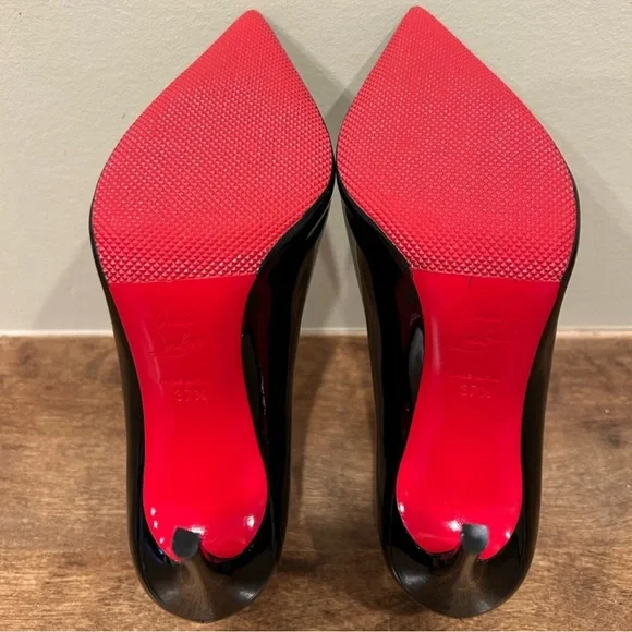 Christian Louboutin patent pigalle follies 100mm - Picture 7 of 10